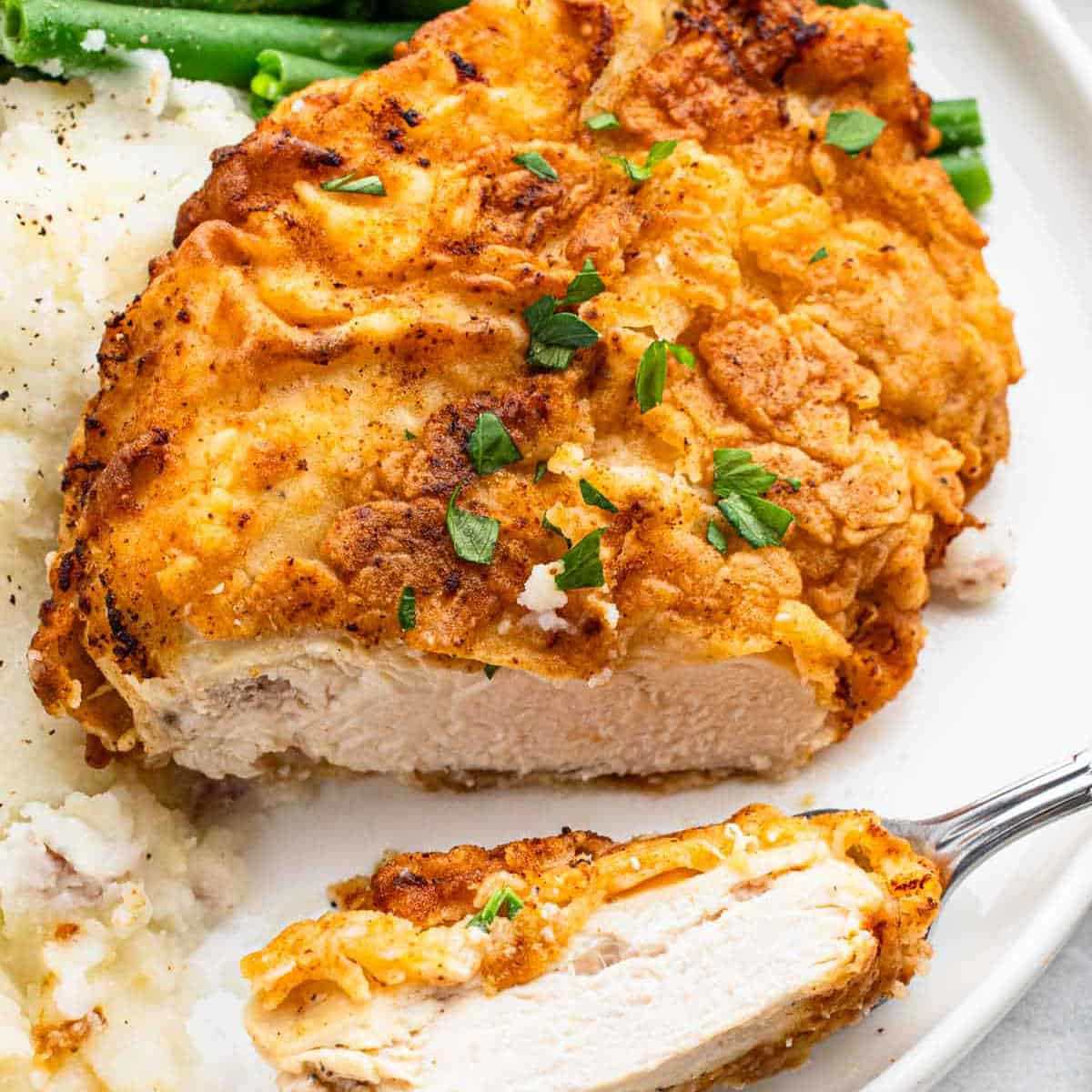 serve chicken breast